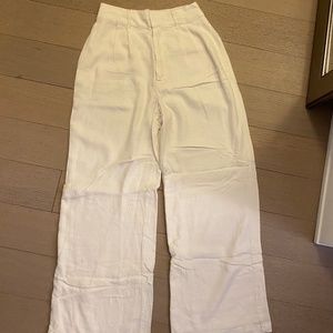 Abercrombie & Fitch Sloane Tailored Linen-Blend Trousers